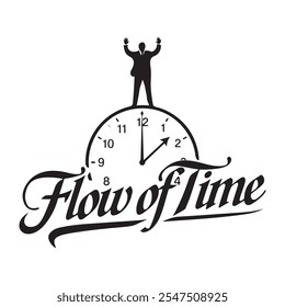 Timeless Typography Design: Flow of Time