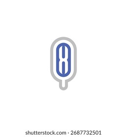 Timeless XQ or QX Monogram Logo with Minimalist Finish