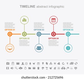 Timeline Abstract Info Graphics Concept Stock Vector (Royalty Free ...