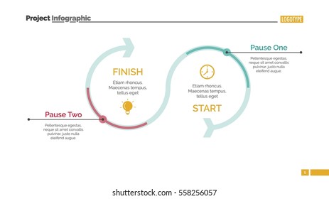 Timeline Arrow Diagram Slide Template