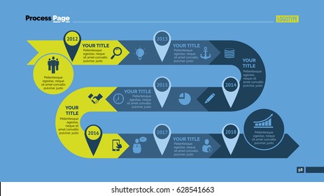 Timeline Arrow Slide Template