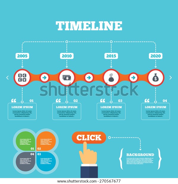 Timeline Arrows Quotes Currency Exchange Icon Stock Vector Royalty - 