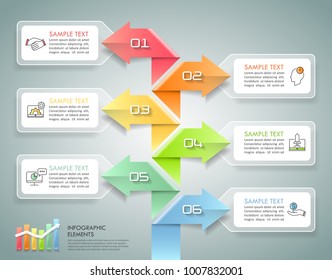 Plantilla infográfica de concepto de negocio de línea de tiempo, que se puede utilizar para diseño de flujo de trabajo, diagrama, opciones de número, escala de tiempo o proyecto de hitos.