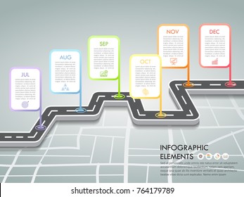 Timeline business concept infographic template, can be used for workflow layout, diagram, number options, timeline or milestones project.