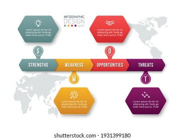 Timeline chart business infographic template.