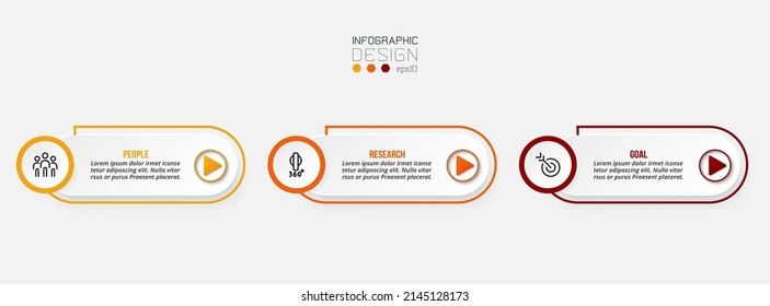 Timeline chart business infographic template.