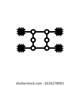 Timeline with Chip Events Showing Technology and Progression