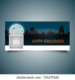 Timeline cover with spooky Halloween design