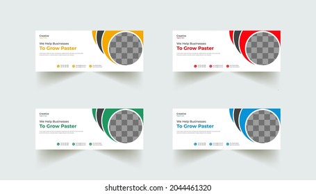 Timeline cover template, Modern creative Digital marketing timeline cover, Business and Corporat timeline cover design Template