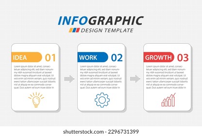 Plantilla de infografía de Creador de línea de tiempo. Viaje de línea de tiempo de 3 pasos, calendario Plano sencillo de diseño de infografías. gráfico de presentación. Concepto de negocio con 3 opciones, ilustración vectorial.