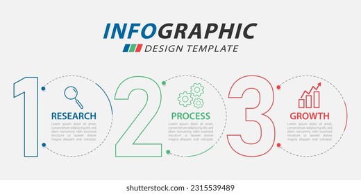Timeline Creator infographic template. 3 Step timeline journey, calendar Flat simple infographics design template. presentation graph. Business concept with 3 options, vector illustration.