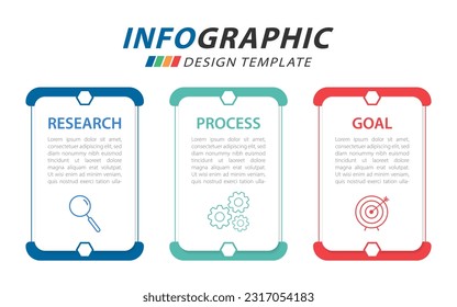 Timeline Creator infographic template. 3 Step timeline journey, calendar Flat simple infographics design template. presentation graph. Business concept with 3 options, vector illustration.