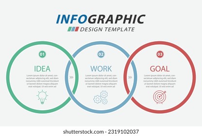Timeline creator infographic template. 3 Step timeline journey, calendar Flat simple infographics design template. presentation numbers steps. Business concept with 3 options, vector illustration.