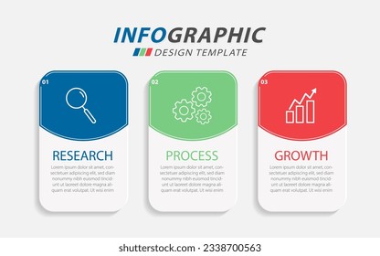 Timeline Creator infographic template. 3 Step timeline journey, calendar Flat simple infographics design template. presentation graph. Business concept with 3 options, vector illustration.