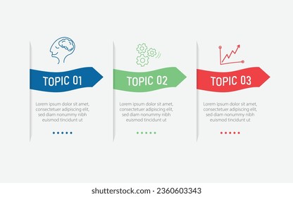 Timeline Creator infographic template. 3 Step timeline journey, calendar Flat simple infographics design template. presentation graph. Business concept with 3 options, vector illustration.