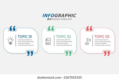 Plantilla de infografía de Creador de línea de tiempo. Viaje de línea de tiempo de 3 pasos, calendario Plano sencillo de diseño de infografías. gráfico de presentación. Concepto de negocio con 3 opciones, ilustración vectorial.