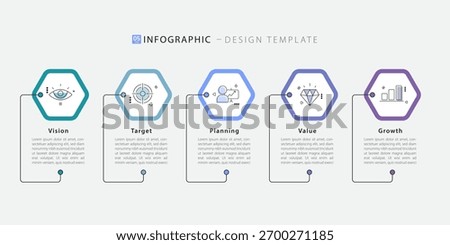Timeline Creator infographic template. 5 Step timeline journey, calendar Flat simple infographics design template. presentation graph. Business concept with 5 options, gantt vector illustration.