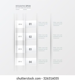timeline design design    white color
