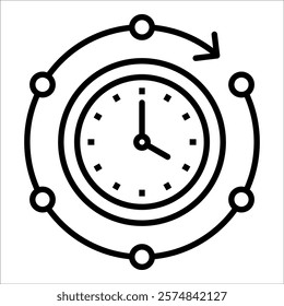 Timeline Icon Element For Design