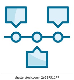 Elemento De Ícone Da Linha Do Tempo Para Design