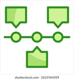 Elemento De Ícone Da Linha Do Tempo Para Design