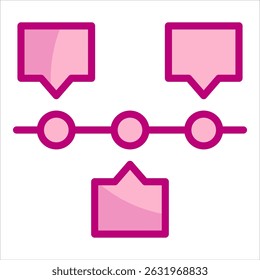 Elemento De Ícone Da Linha Do Tempo Para Design