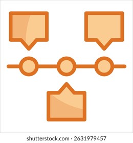 Elemento De Ícone Da Linha Do Tempo Para Design