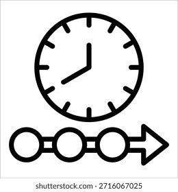 Elemento De Icono De Línea De Tiempo Para Diseño