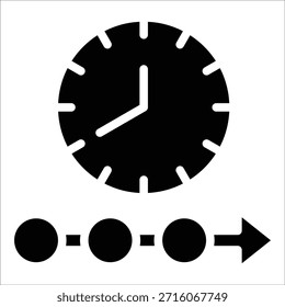 Timeline Icon Element For Design