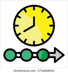 Elemento De Icono De Línea De Tiempo Para Diseño