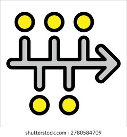 Timeline Icon Element For Design