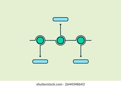 Timeline icon. icon related to UI elements. suitable for web site, app, user interfaces,element, printable etc. flat line icon style. simple vector design editable