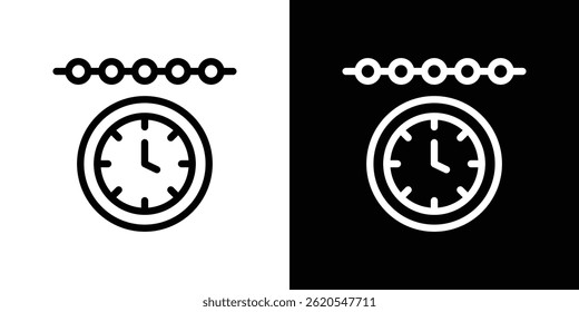 Timeline icon vector, illustration logo template in trendy style