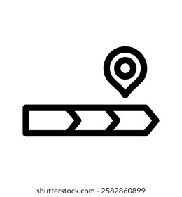 Timeline Icon Vector Symbol Design Illustration