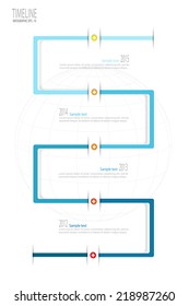 timeline illustration EPS 10. can be used for workflow layout, diagram, number options