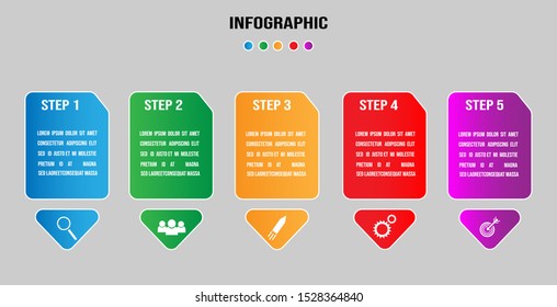 timeline info graphics design vector and marketing icons can be used for workflow layout, diagram, annual report, web design. business concept with icons options, step or process.illustration business