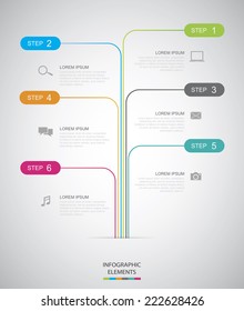 Timeline infographic 