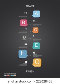 Timeline infographic 