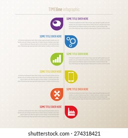 Timeline infographic