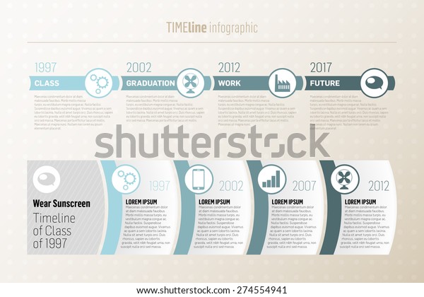 infographic timeline titles