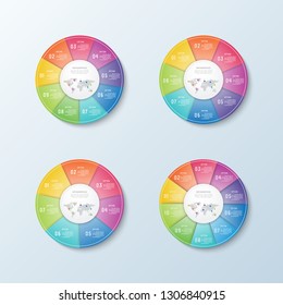 Timeline infographic. Business data visualization. Vector infographics timeline design. Diagram with 7,8,9,10 steps, processes or options.can use for workflow layout, diagram, annual report.