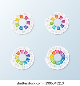 Timeline infographic. Business data visualization. Vector infographics timeline design. Diagram with 7,8,9,10 steps, processes or options.can use for workflow layout, diagram, annual report.