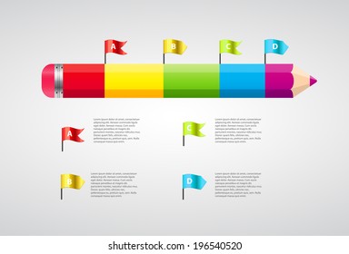 Timeline infographic business template vector illustration