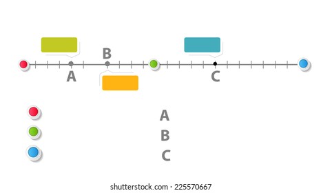 Timeline infographic business template vector illustration