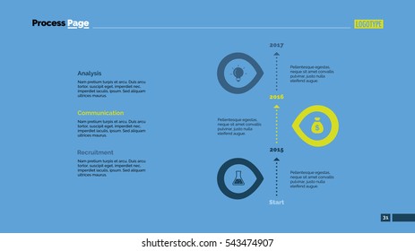 Timeline Infographic Chart Slide Template