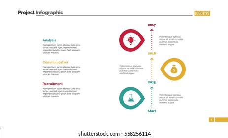 Timeline Infographic Chart Slide Template