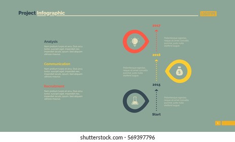 Timeline Infographic Chart Slide Template