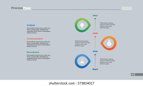 Timeline Infographic Chart Slide Template