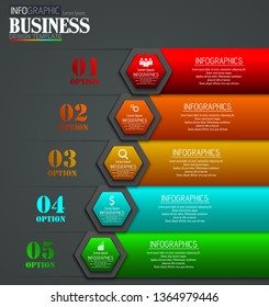 Timeline Infographic data Visualization design Template Business concept with 5 options