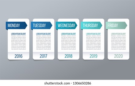 Timeline Infographic Design.